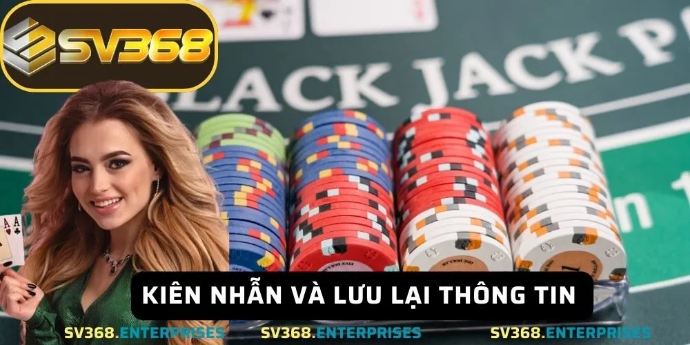 để dễ dàng theo dõi và xử lý vấn đề hãy kiên nhẫn